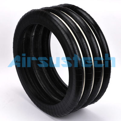 S-550-4R ヨコハマ エアスプリング 黒ゴム エアベロー 白亜鉛鉄環